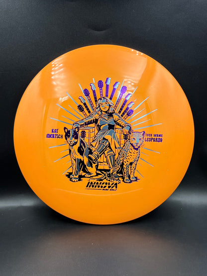 Innova 2026 Tour Series Metal Flake Star Leopard 3 Kat Mertsch Orange Purple Light Blue Stamp - 171g