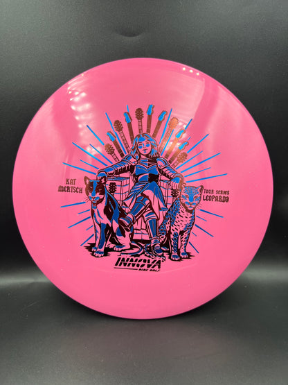 Innova 2026 Tour Series Metal Flake Star Leopard 3 Kat Mertsch Pink Blue Dark Red Stamp - 172g