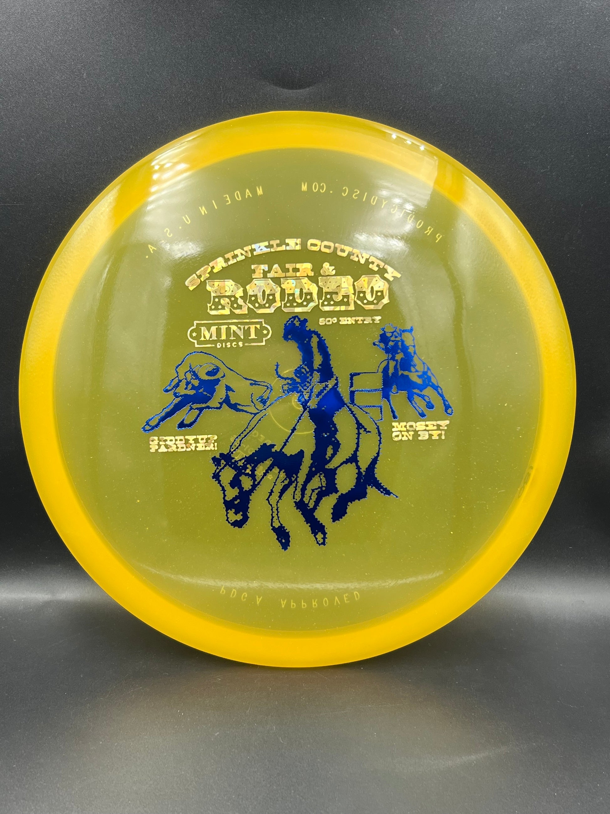 Mint Eternal Mega Soft Rodeo Yellow Orange Gold Blue Stamp - 180g