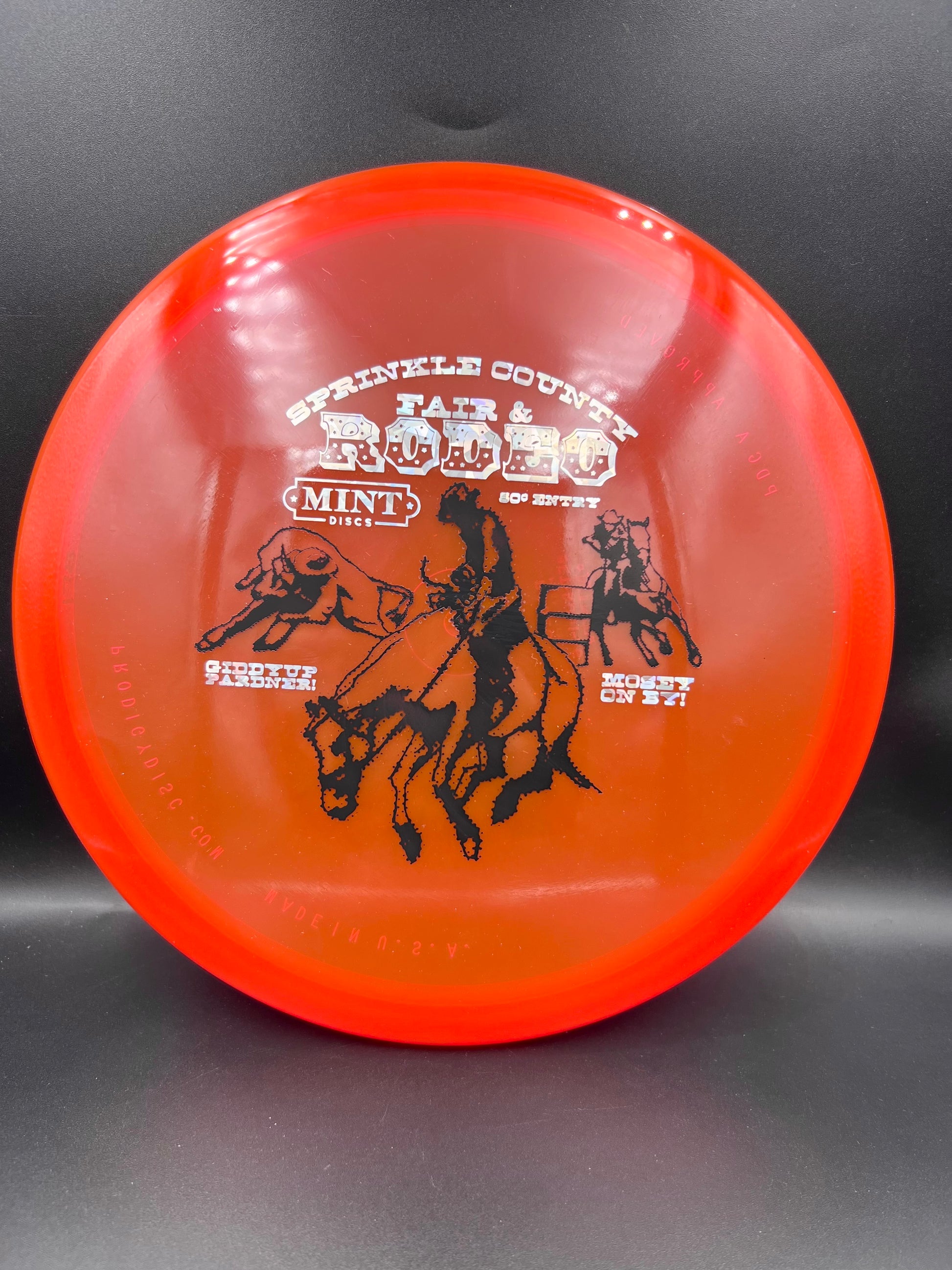 Mint Eternal Mega Soft Rodeo Red Orange Silver Black Stamp - 178g