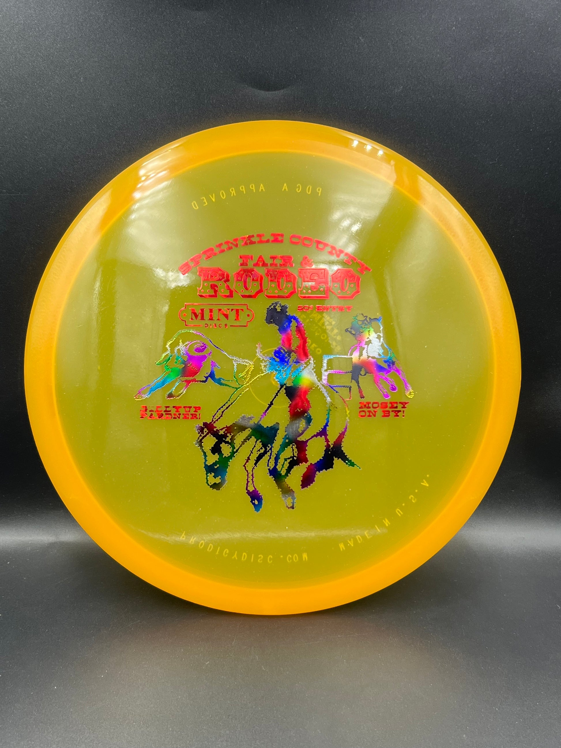 Mint Eternal Rodeo Yellow Orange Red Rainbow Stamp - 179g