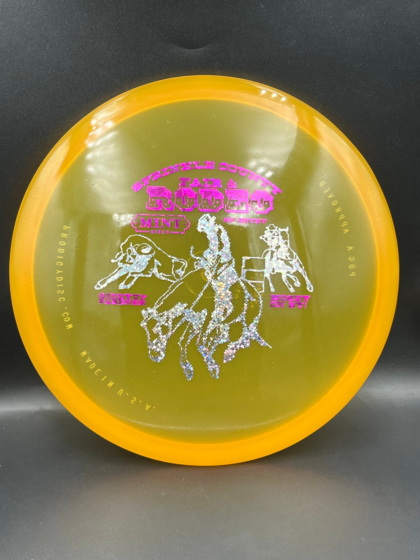 Mint Eternal Rodeo Yellow Orange Pink Silver Stamp - 178g