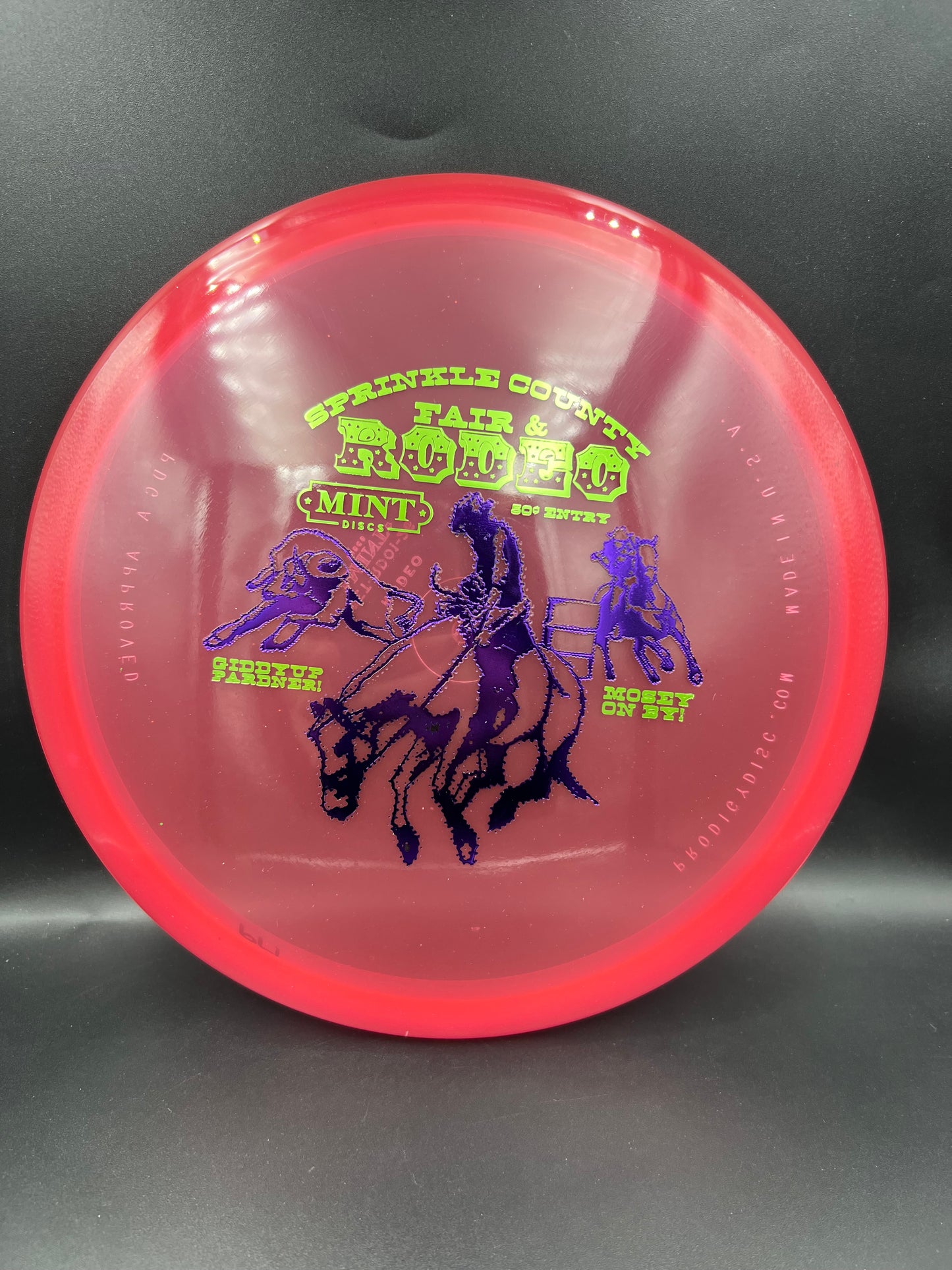 Mint Eternal Rodeo Pink Light Green Purple Stamp - 179g