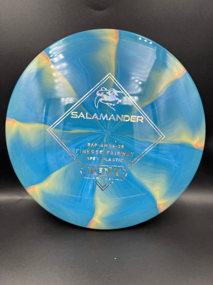 Mint Apex Swirl Salamander Stock - Blue Creme Money Stamp - 174g