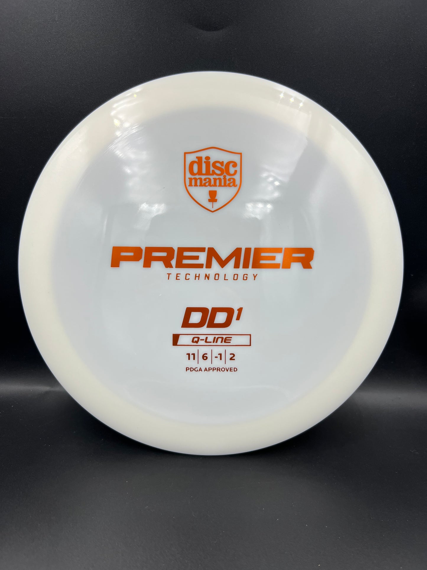 Discmania Q-Line DD1 White Orange Stamp - 173g