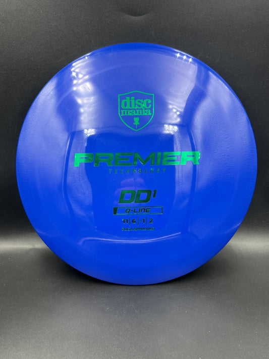 Discmania Q-Line DD1 Blue Green Stamp - 174g