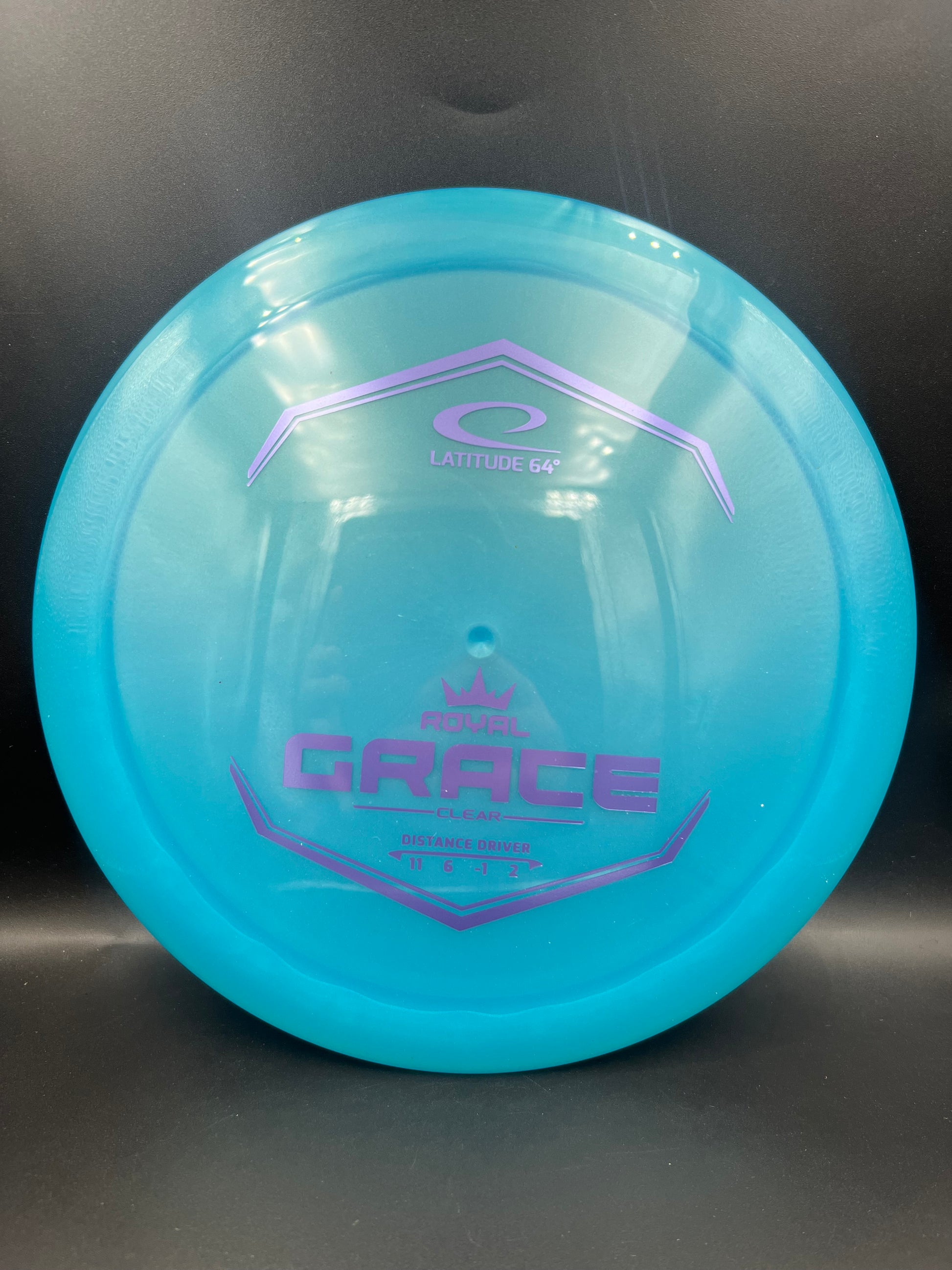 Latitude 64 Royal Clear Grace Blue Light Purple Stamp - 174g