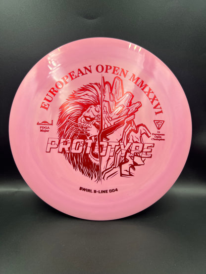Discmania Prototype S-Line Swirl DD4 Pink Red Stamp - 175g