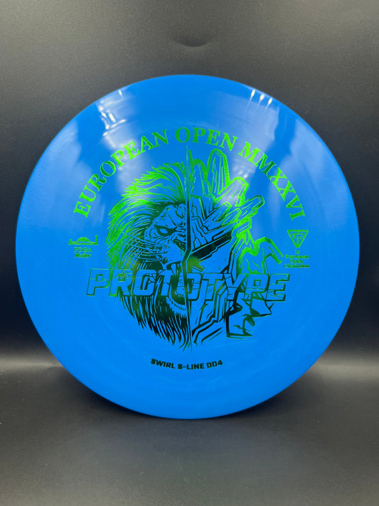 Discmania Prototype S-Line Swirl DD4 Blue Green Stamp - 175g