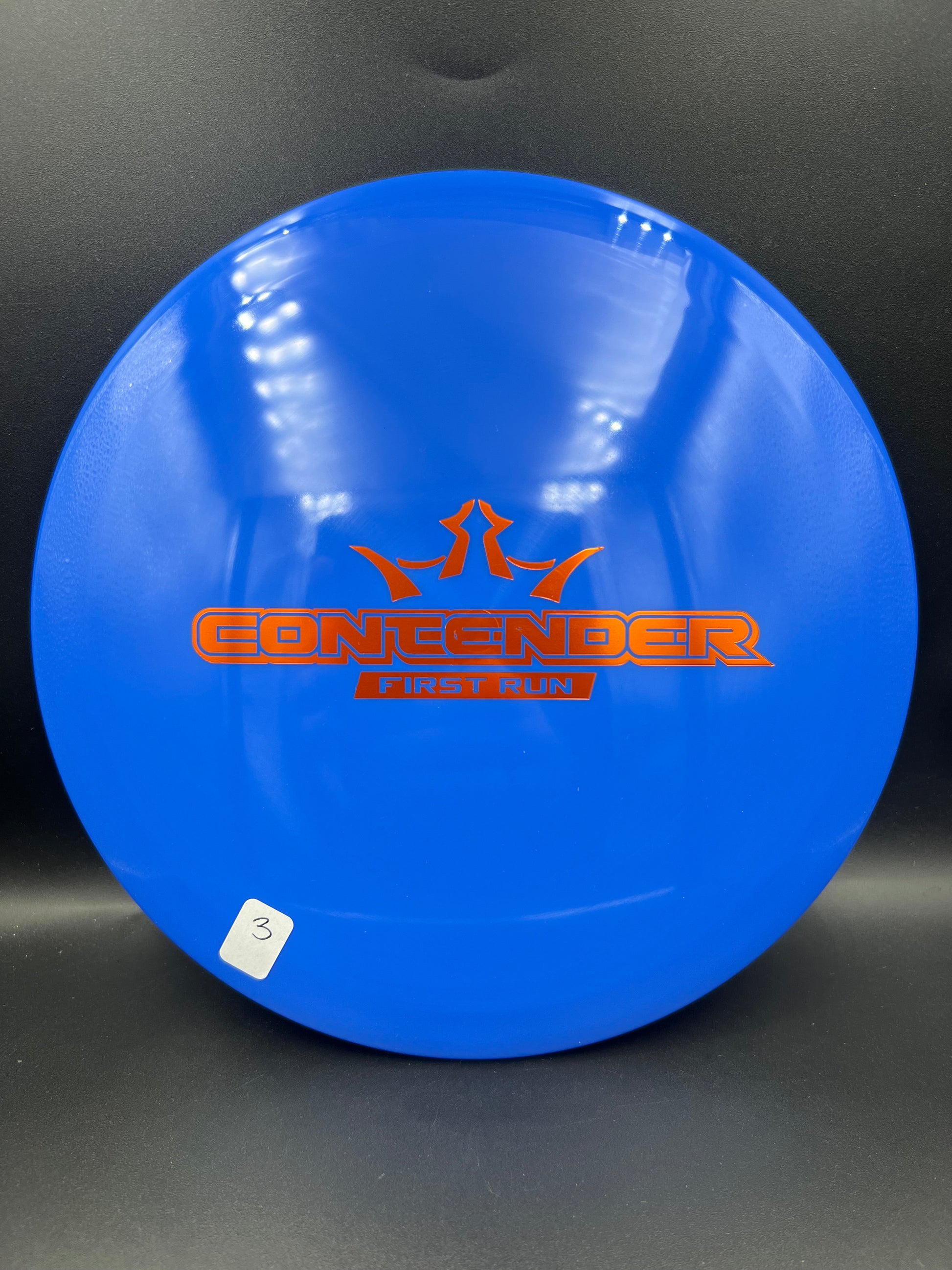Dynamic Discs Fuzion Contender Blue Orange Stamp (3) - 169g