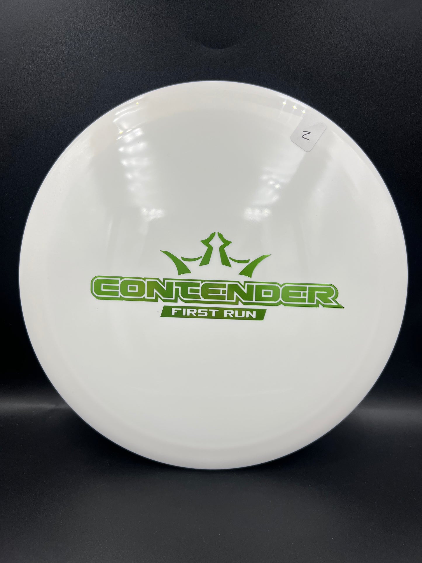 Dynamic Discs Fuzion Contender White Green Stamp (2) - 169g