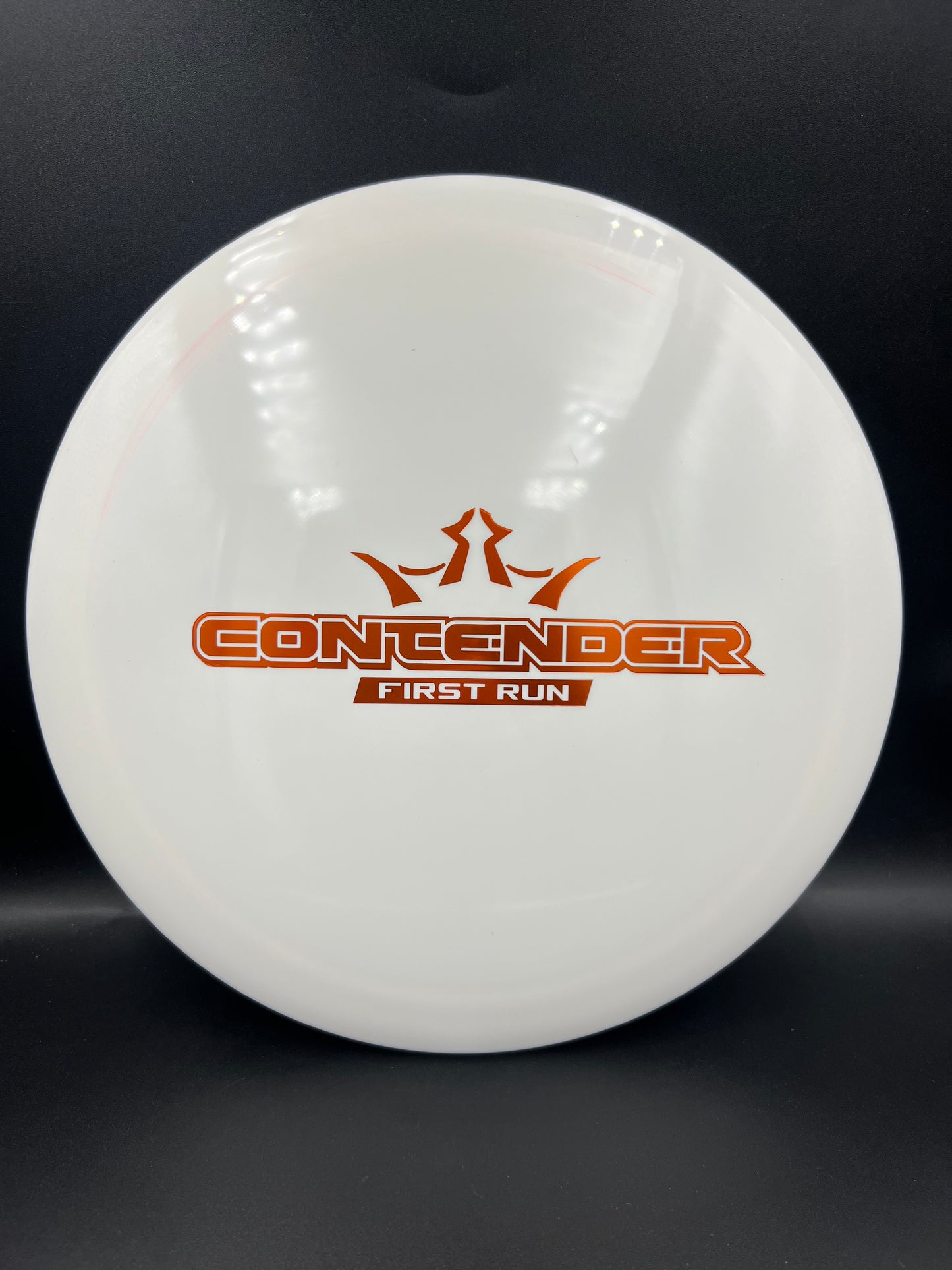 Dynamic Discs Fuzion Contender White Orange Stamp - 173g