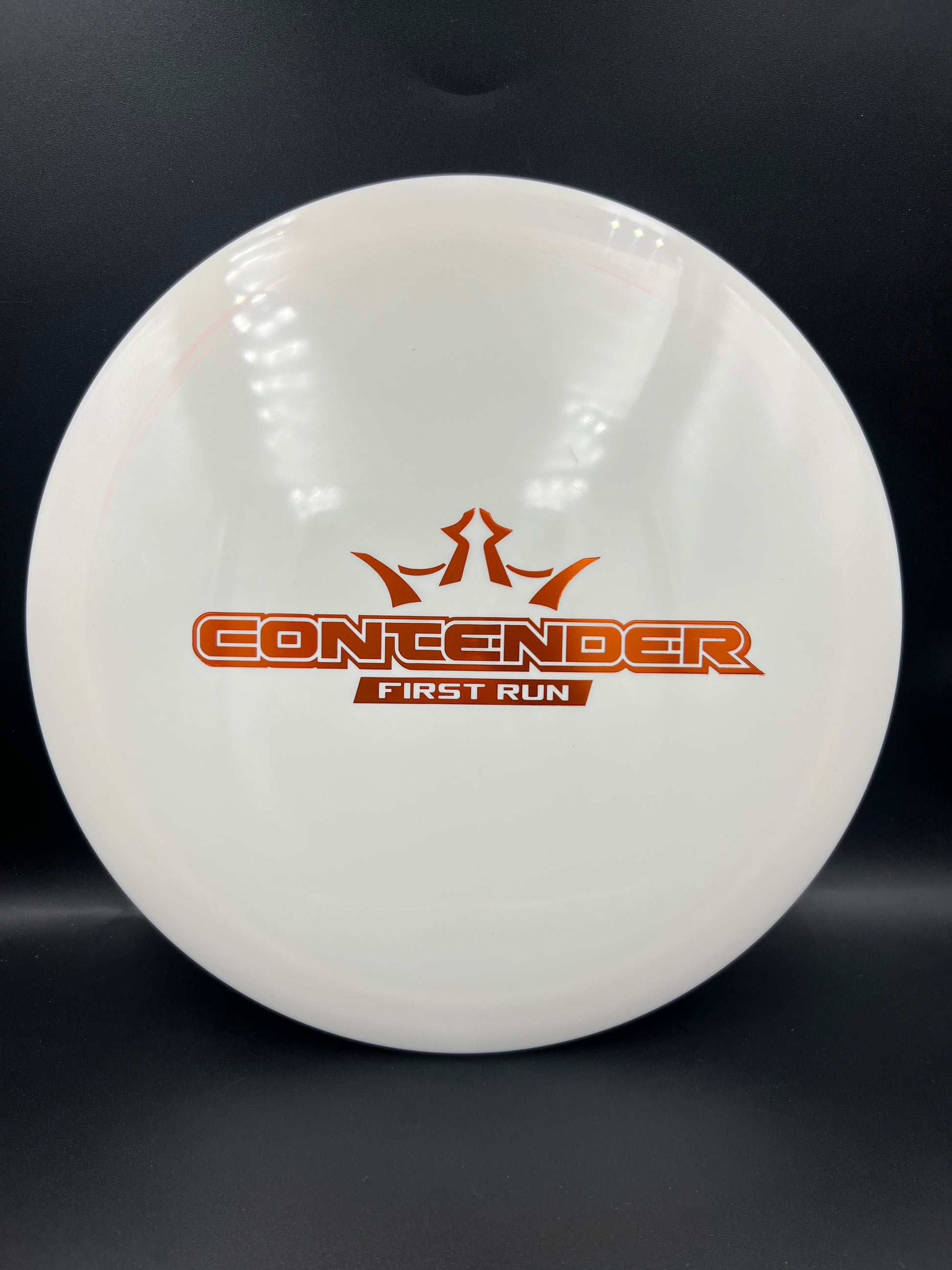 Dynamic Discs Fuzion Contender White Orange Stamp - 173g