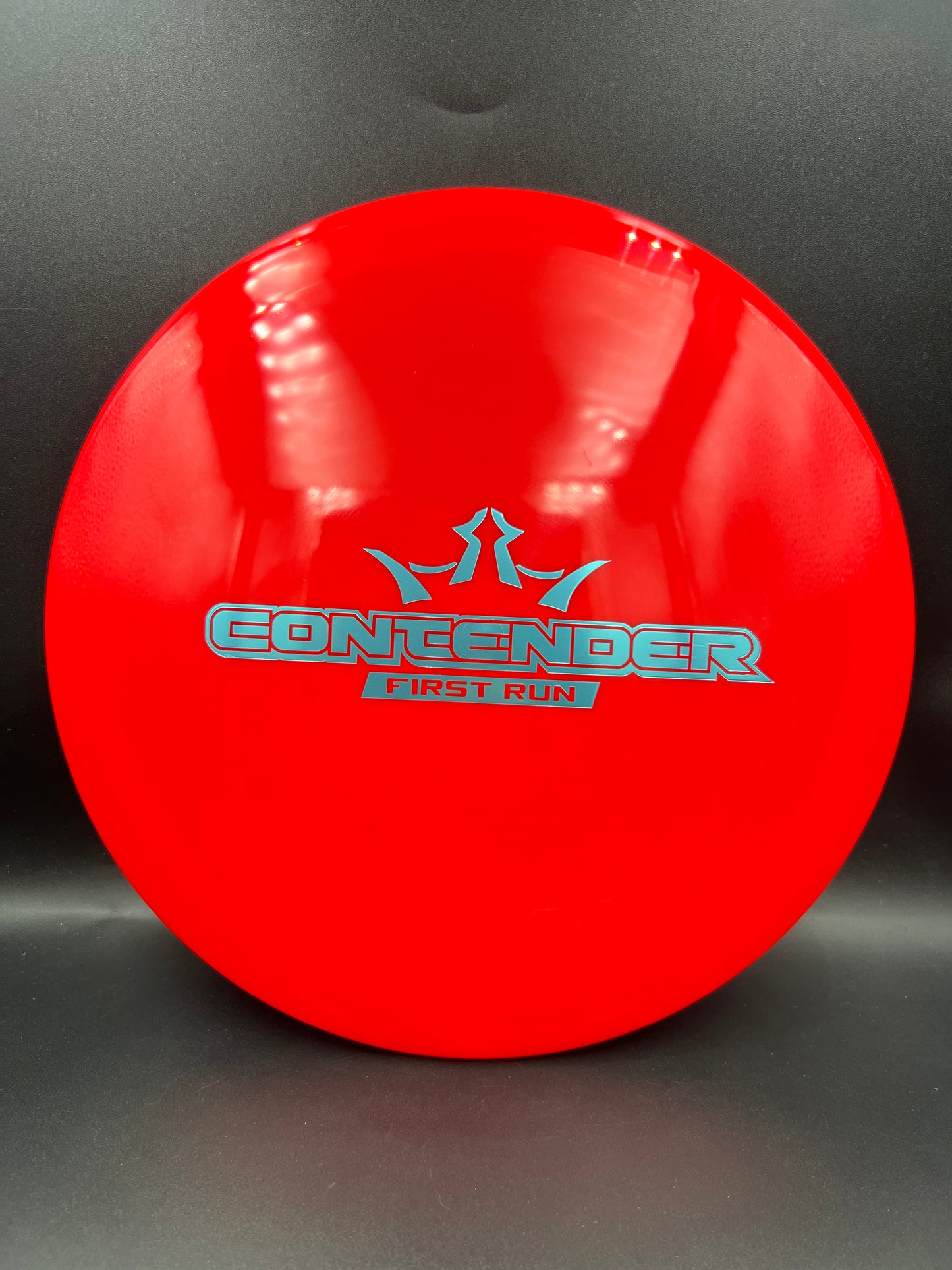 Dynamic Discs Fuzion Contender Red Light Blue Stamp - 174g
