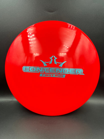 Dynamic Discs Fuzion Contender Red Light Blue Stamp - 174g