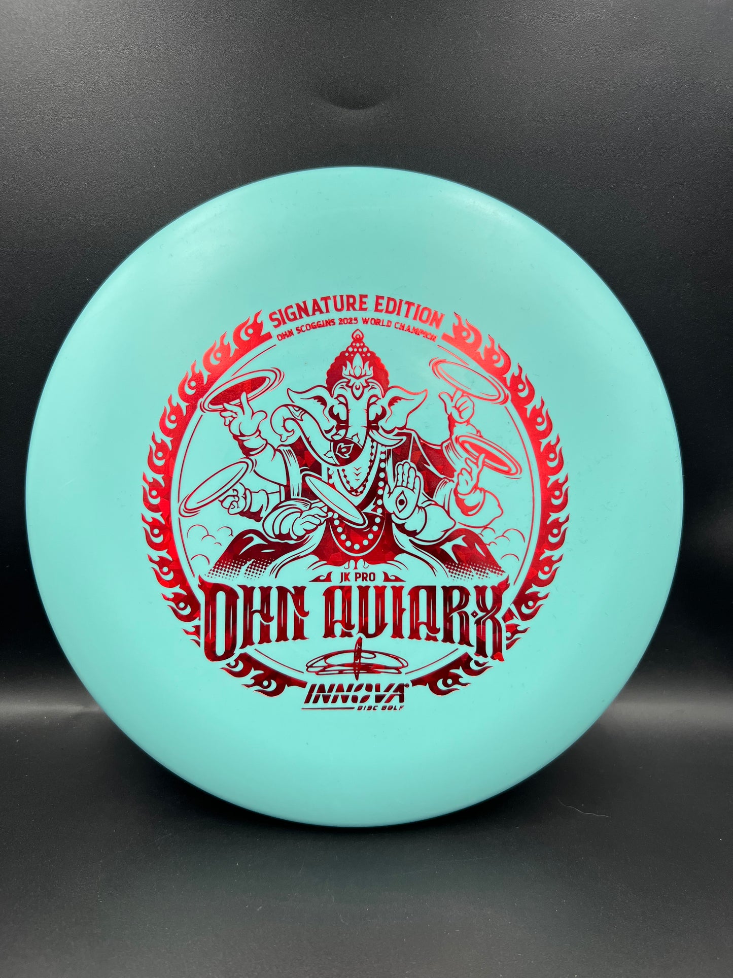 Innova Ohn Scoggins JK Pro Aviar-X Light Blue Red Stamp - 171g