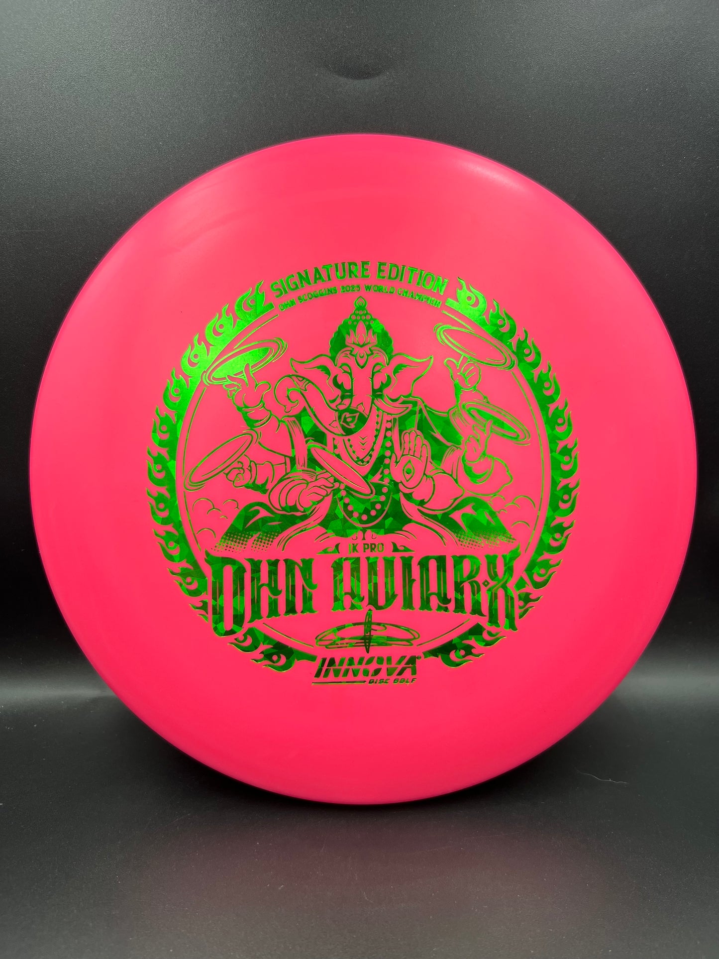 Innova Ohn Scoggins JK Pro Aviar-X Pink Green Stamp - 172g