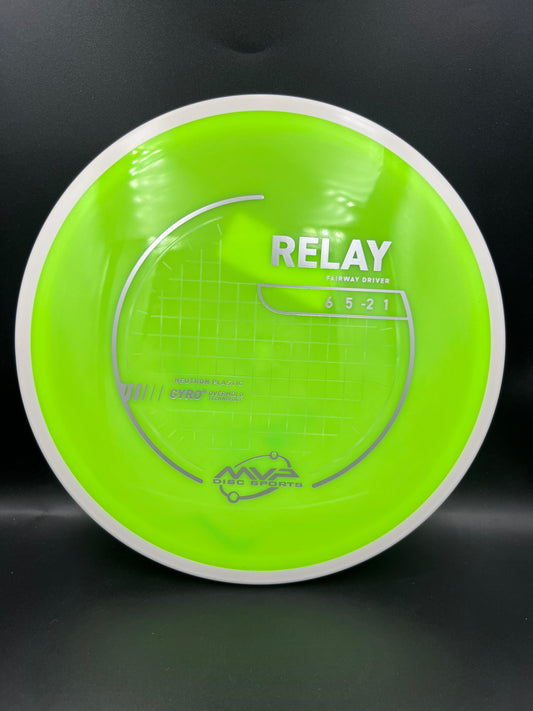 MVP Neutron Relay Bright Green Silver Stamp - 157g