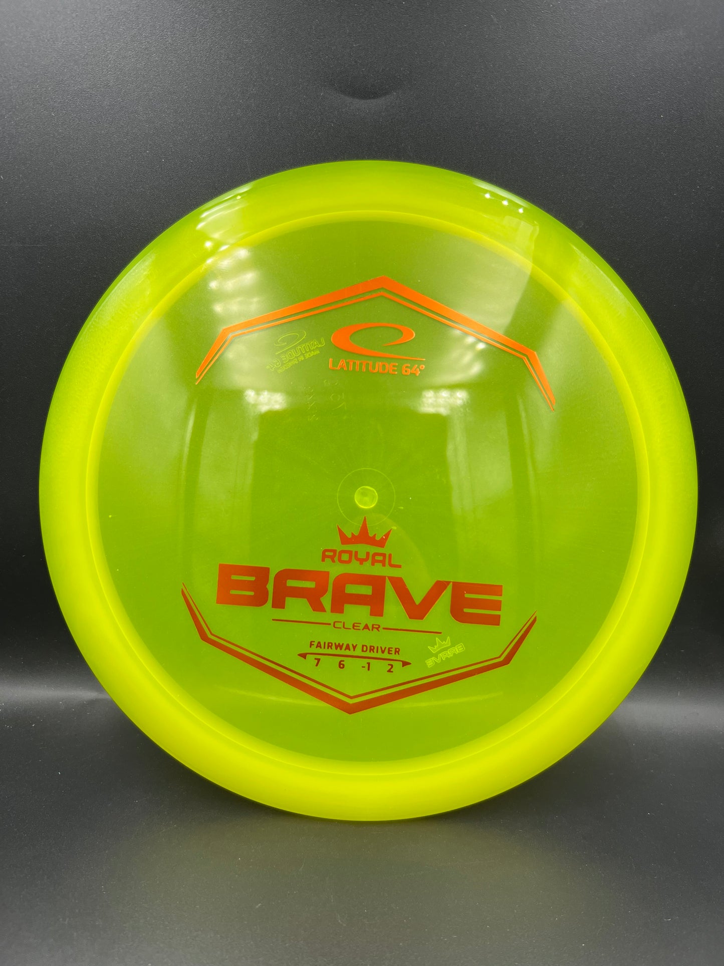 Latitude 64 Royal Clear Brave Yellow Orange Stamp - 175g