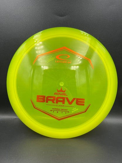 Latitude 64 Royal Clear Brave Yellow Orange Stamp - 175g
