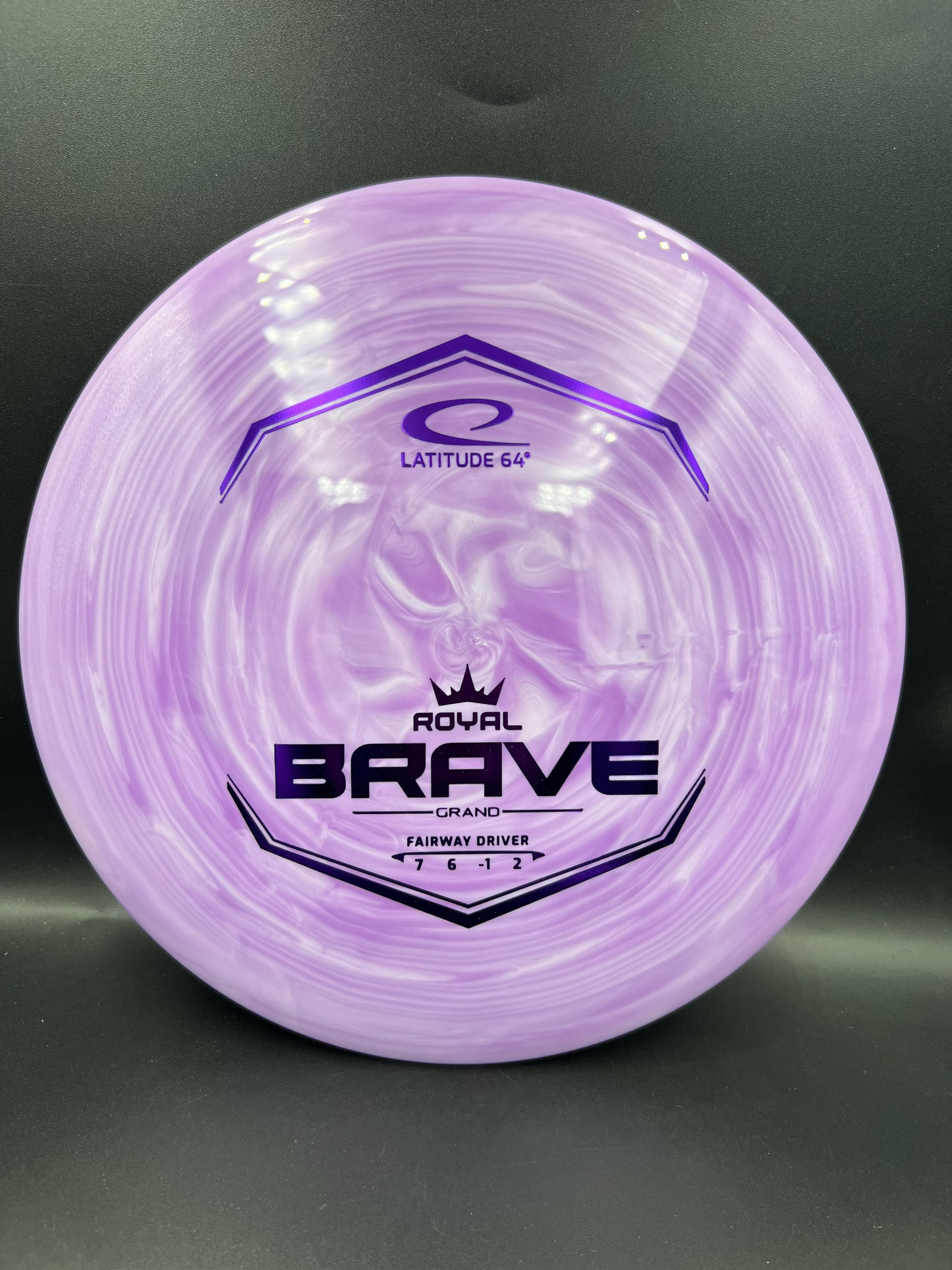 Latitude 64 Royal Grand Brave Swirly Purple Purple Stamp - 176g