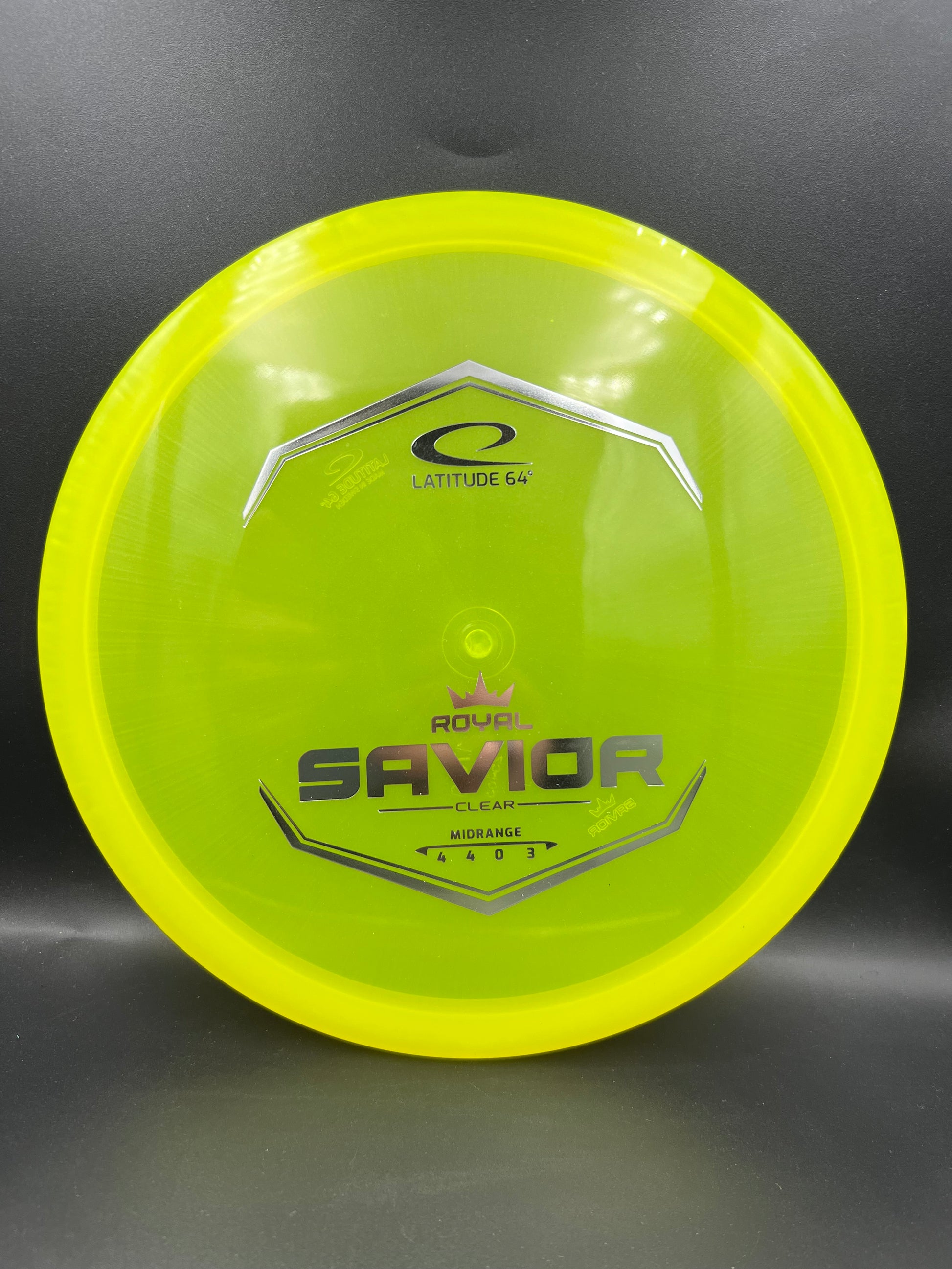 Latitude 64 Royal Clear Savior Yellow Silver Stamp - 173g