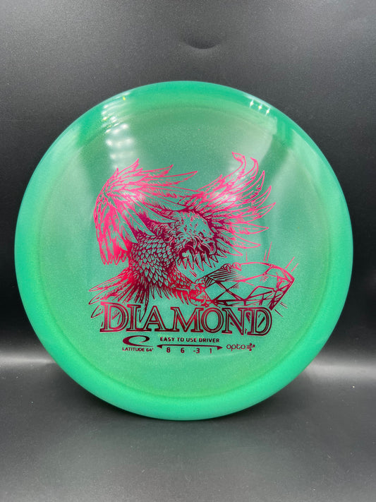 Latitude 64 Opto Air Diamond Teal Pink Stamp - 147g