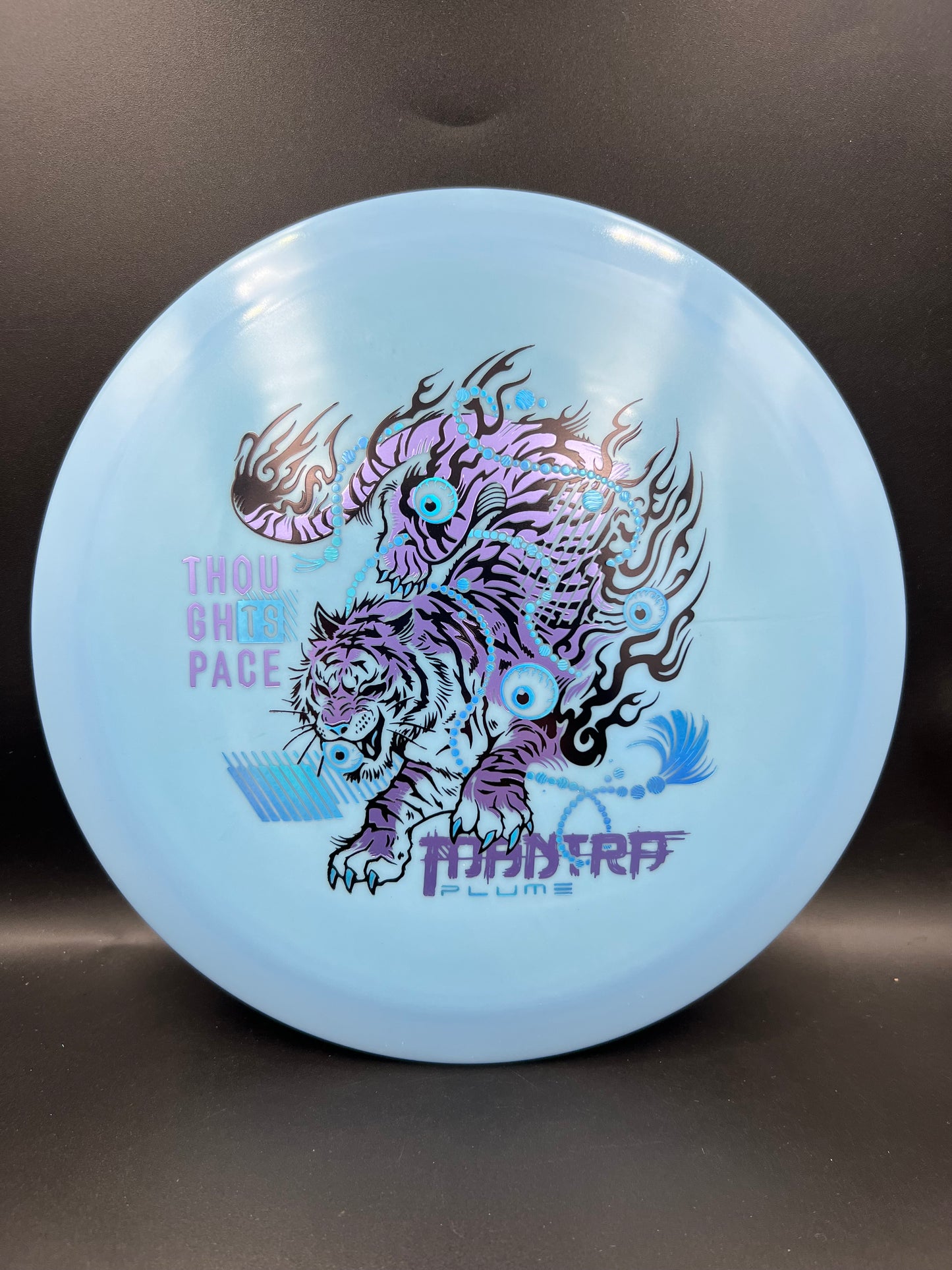 Thought Space Plume Mantra Light Blue Light Purple Blue Stamp - 157g