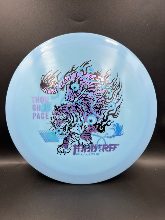 Thought Space Plume Mantra Light Blue Light Purple Blue Stamp - 157g