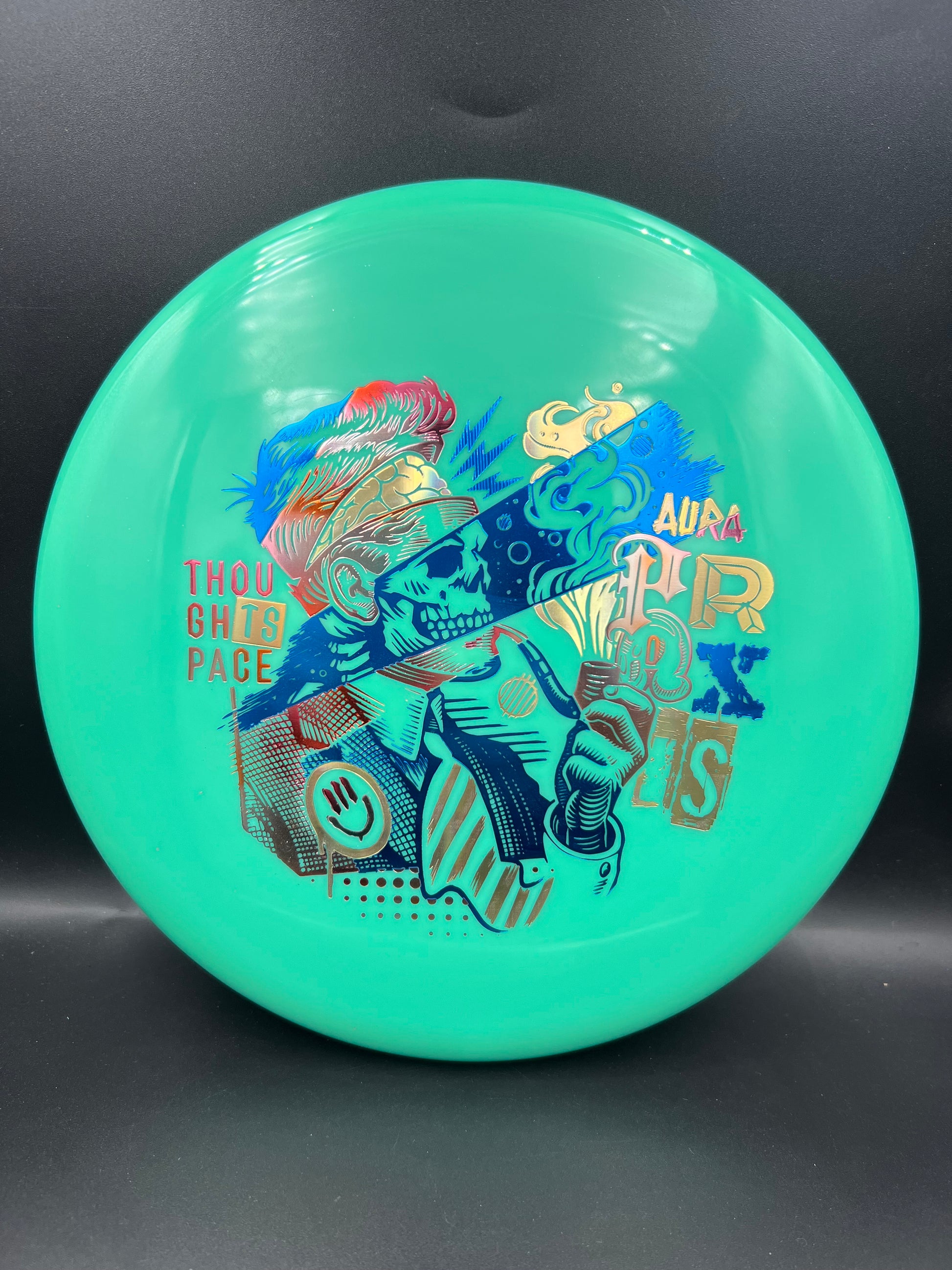 Thought Space Aura Praxis Soft Aura - Minty Green Multi Color Foil - 173g