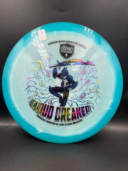 Discmania Gannon Buhr 2026 Q-Line Cloudbreaker Blue Multi Color Stamp (1) - 174g