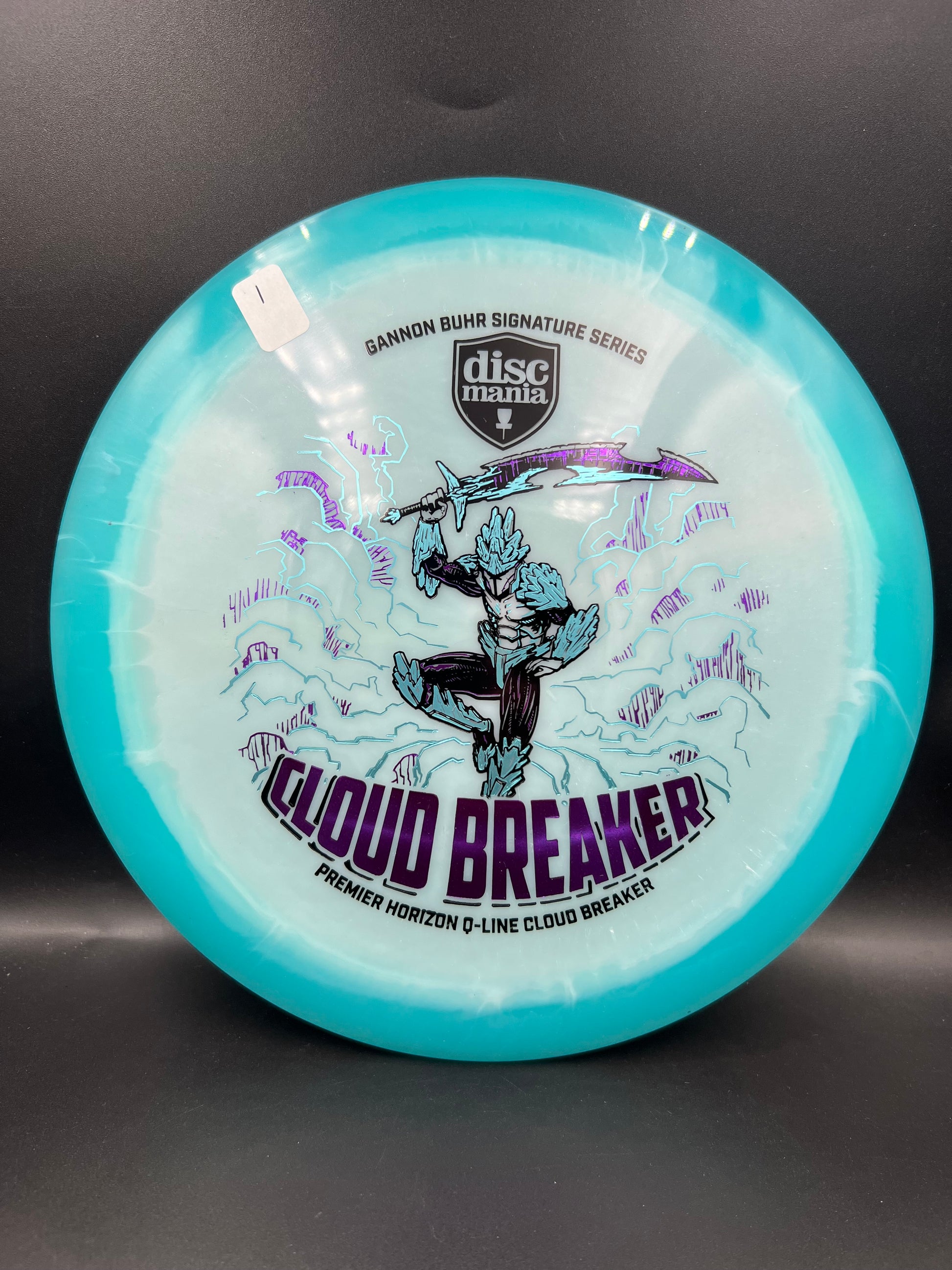 Discmania Gannon Buhr 2026 Q-Line Cloudbreaker Blue Purple Stamp (1) - 173g