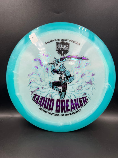 Discmania Gannon Buhr 2026 Q-Line Cloudbreaker Blue Purple Stamp (1) - 173g