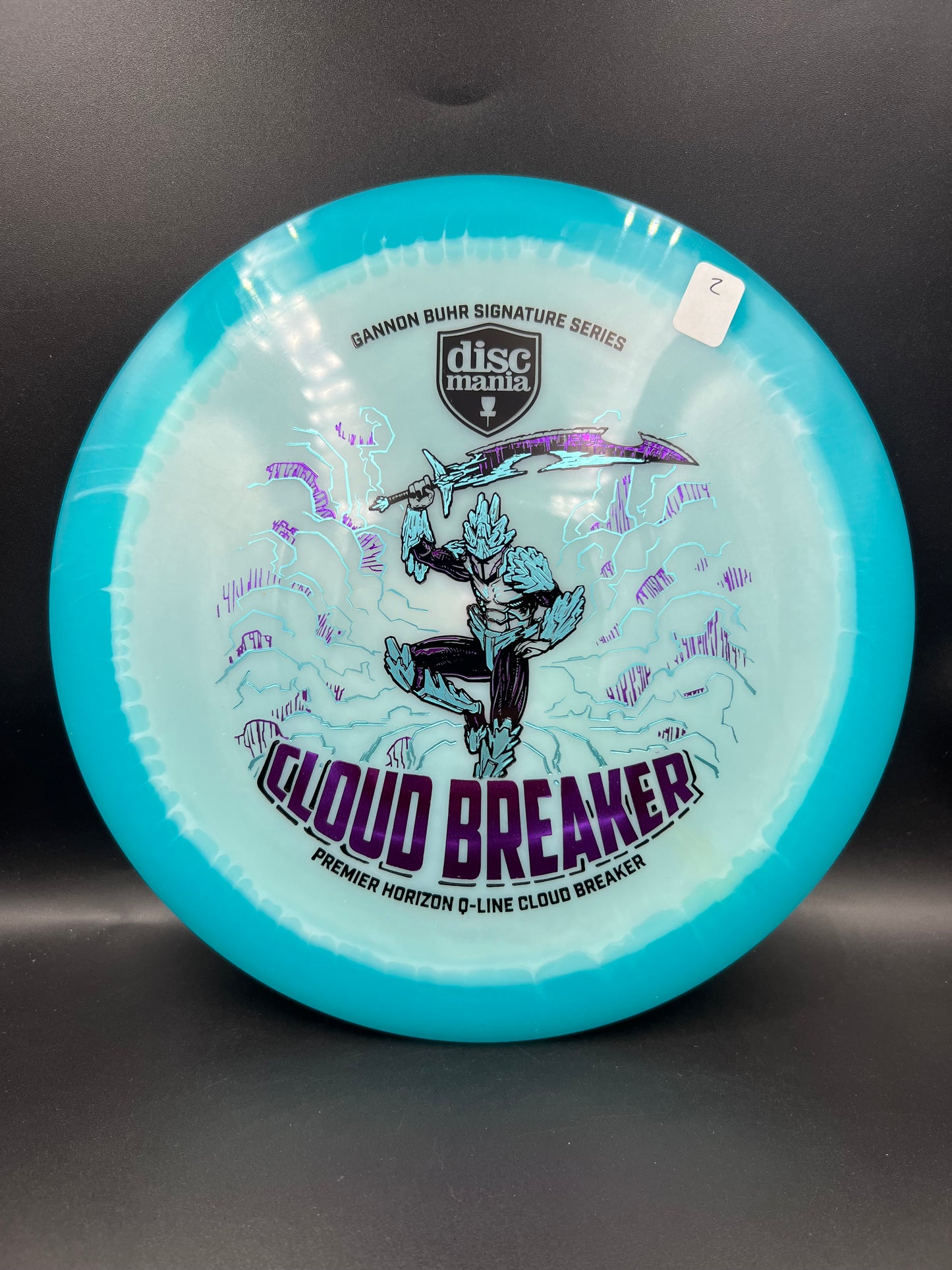 Discmania Gannon Buhr 2026 Q-Line Cloudbreaker Blue Purple Stamp (2) - 175g