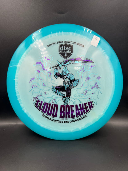 Discmania Gannon Buhr 2026 Q-Line Cloudbreaker Blue Purple Stamp (2) - 175g