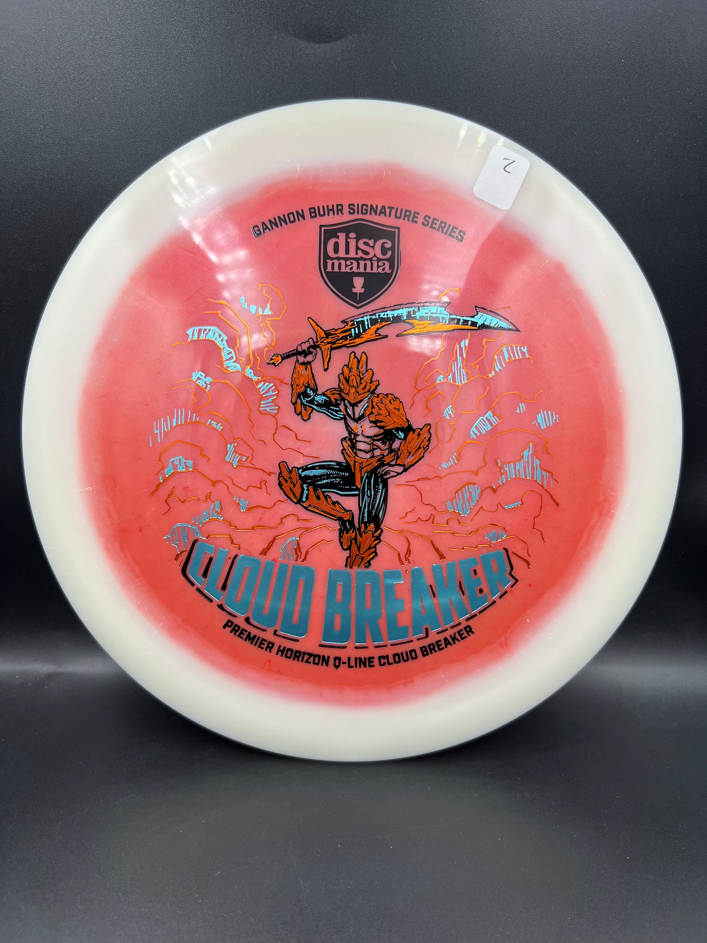 Discmania Gannon Buhr 2026 Q-Line Cloudbreaker Dark Pink Light Blue Stamp (2) - 173g