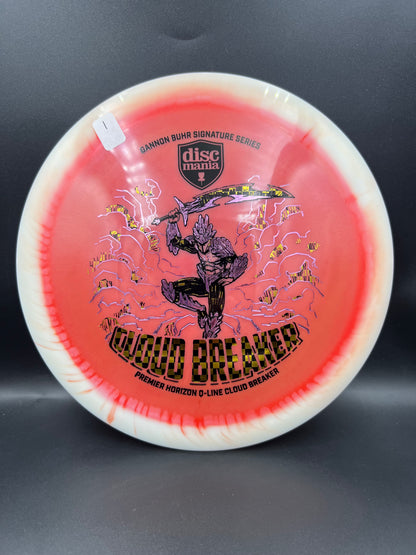 Discmania Gannon Buhr 2026 Q-Line Cloudbreaker Dark Pink Checkered Stamp (1) - 174g