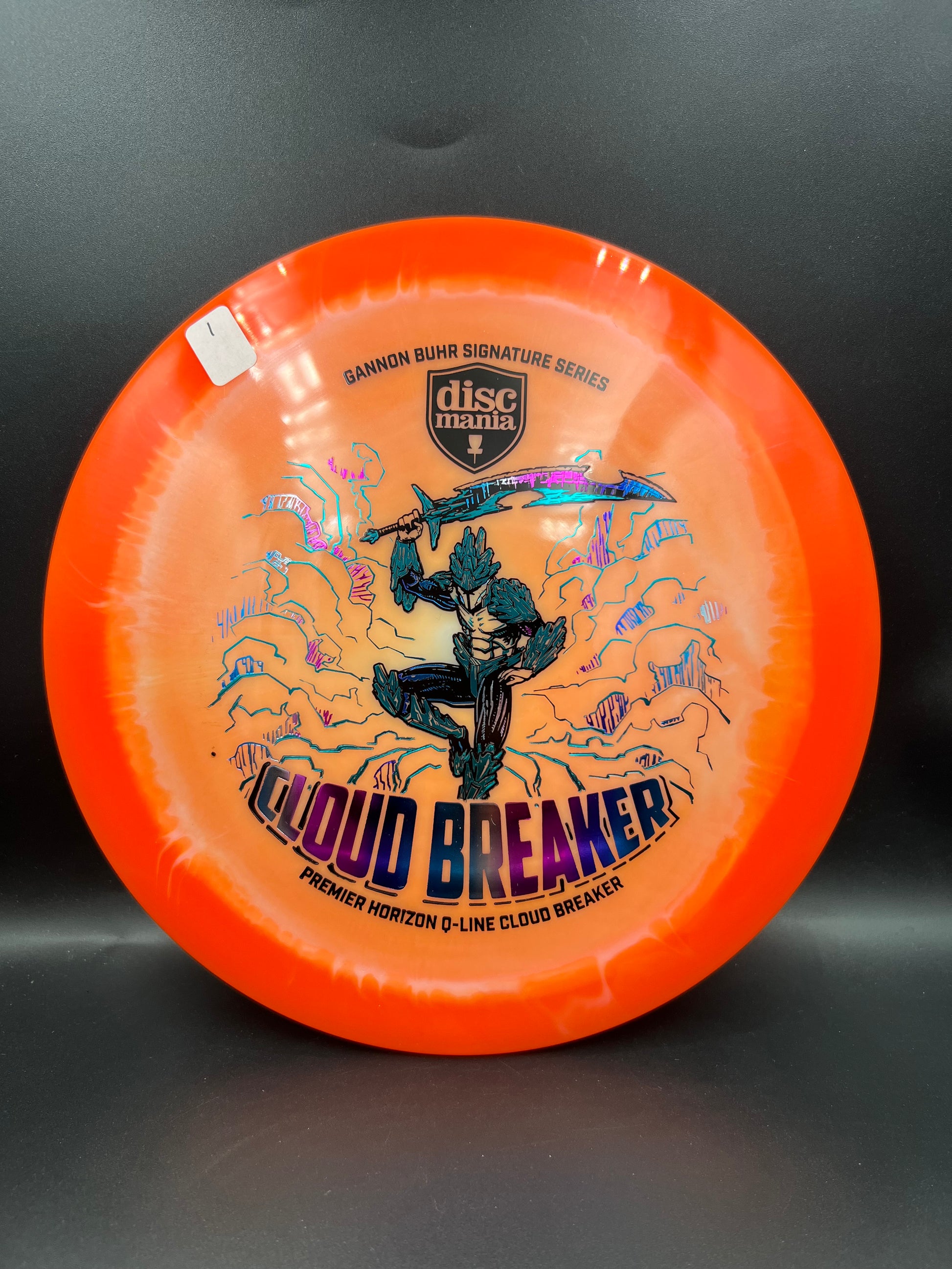 Discmania Gannon Buhr 2026 Q-Line Cloudbreaker Orange Blues Pinks Stamp (1) - 175g