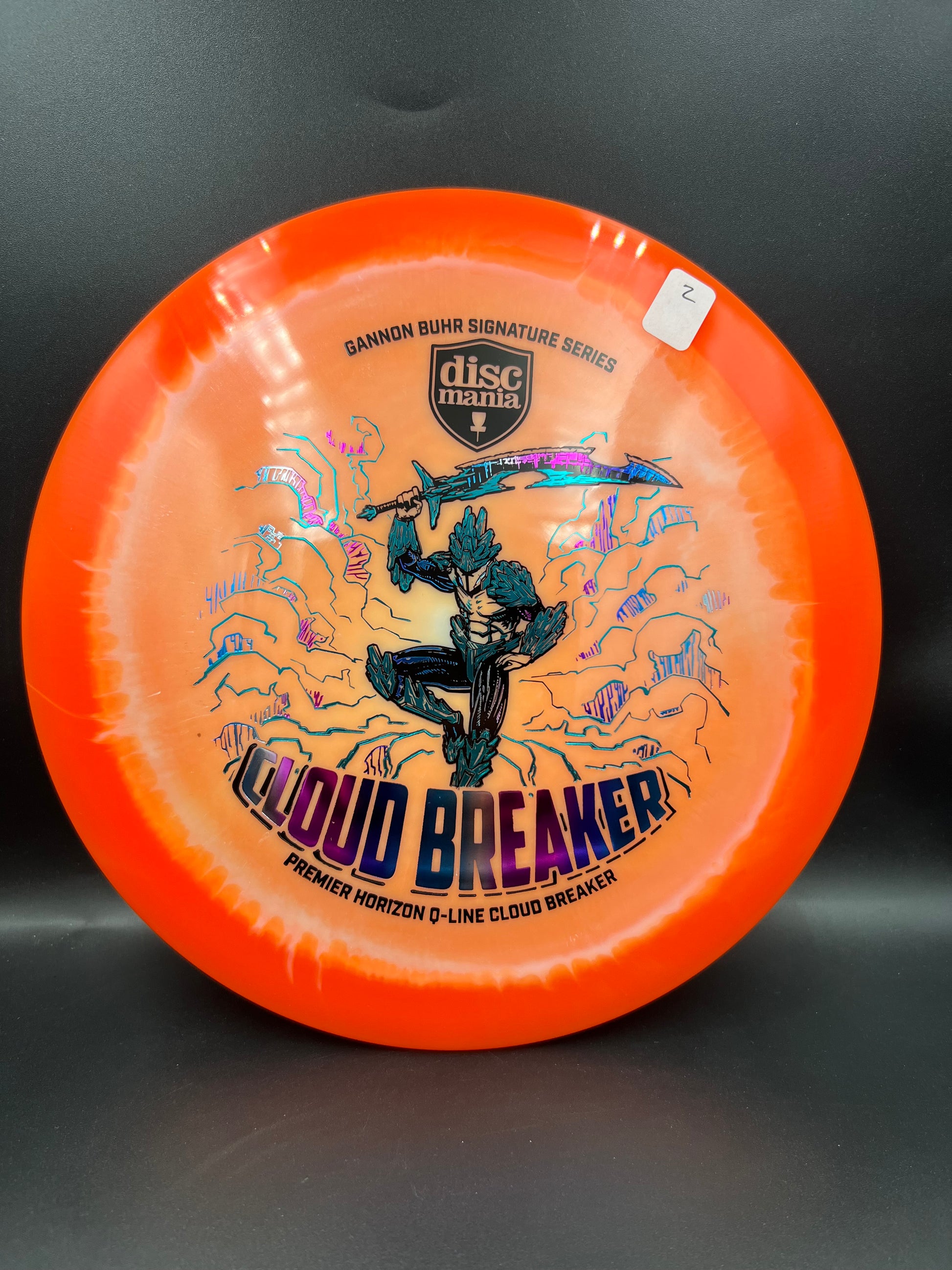 Discmania Gannon Buhr 2026 Q-Line Cloudbreaker Orange Blues Pinks Stamp (2) - 175g