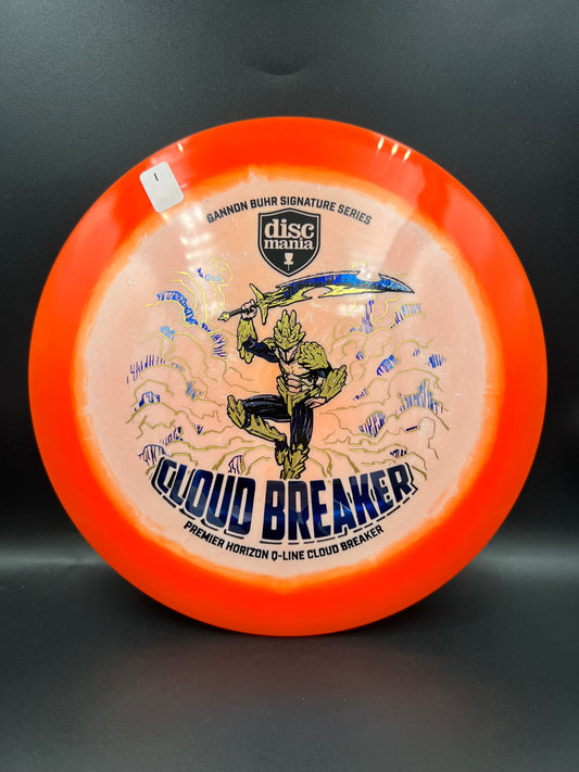 Discmania Gannon Buhr 2026 Q-Line Cloudbreaker Orange Blue Camo Stamp (1) - 174g