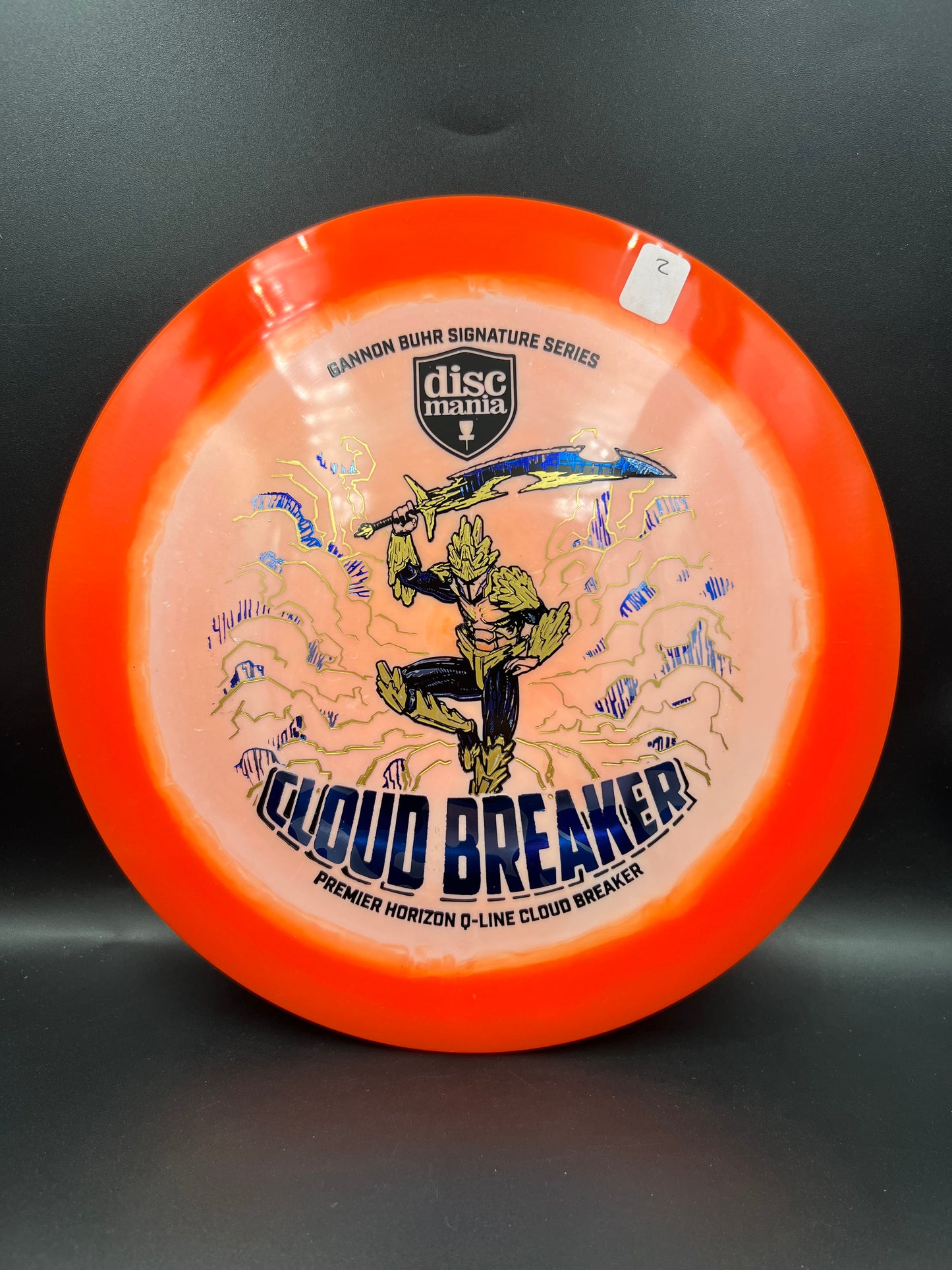 Discmania Gannon Buhr 2026 Q-Line Cloudbreaker Orange Blue Camo Stamp (2) - 174g