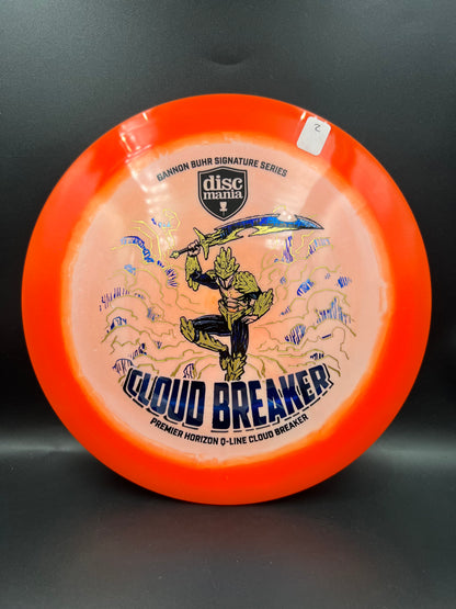 Discmania Gannon Buhr 2026 Q-Line Cloudbreaker Orange Blue Camo Stamp (2) - 174g