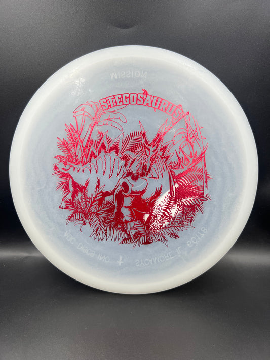 Dino Discs Egg Shell Glow Stegosaurus