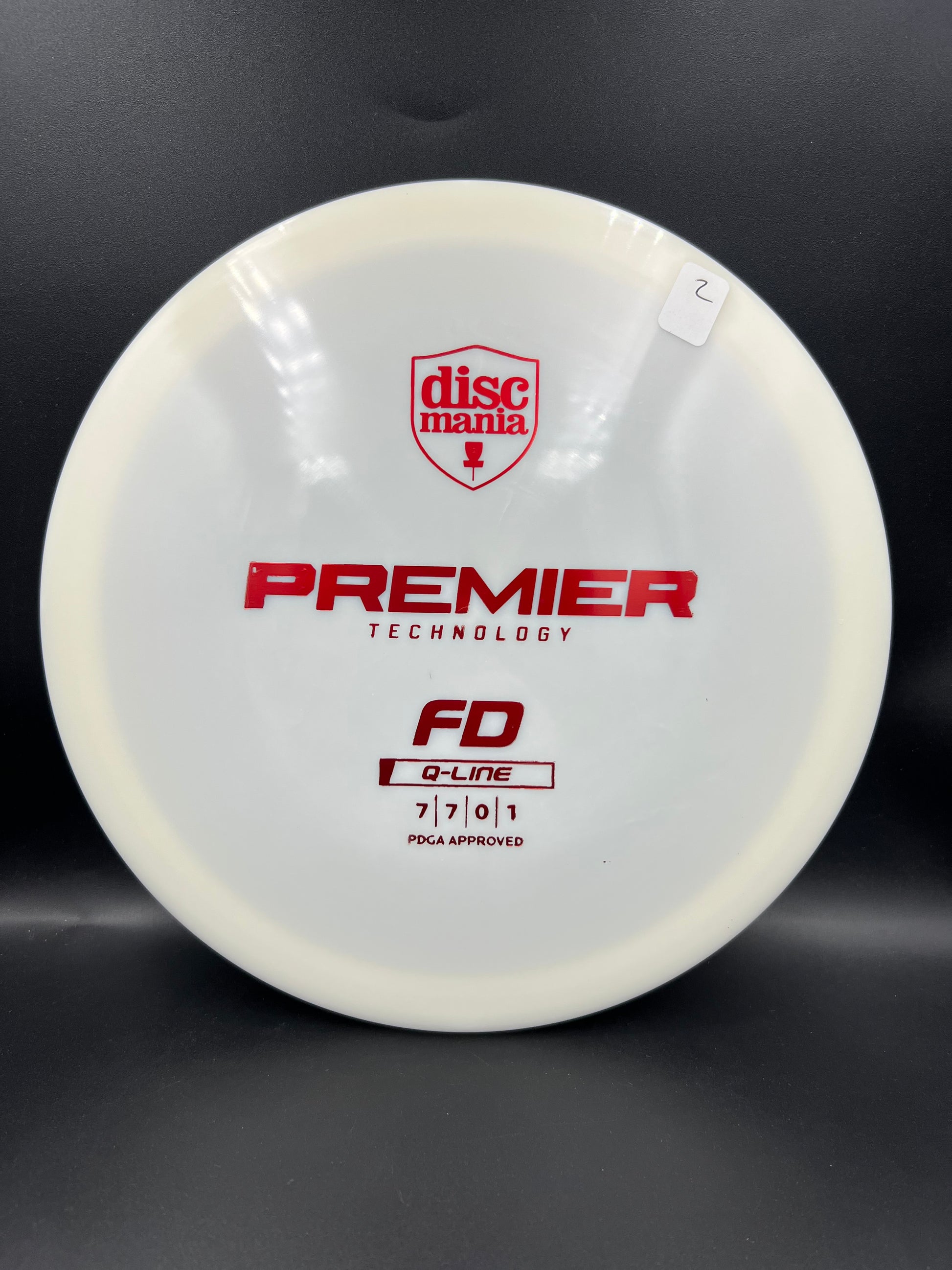 Discmania Q-Line FD White Red Stamp (2) - 173g