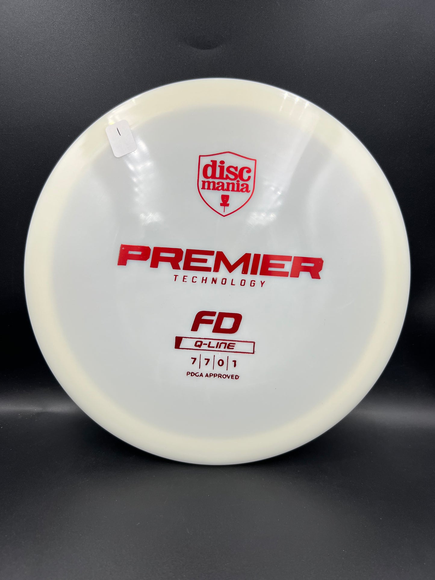 Discmania Q-Line FD White Red Stamp (1) - 174g