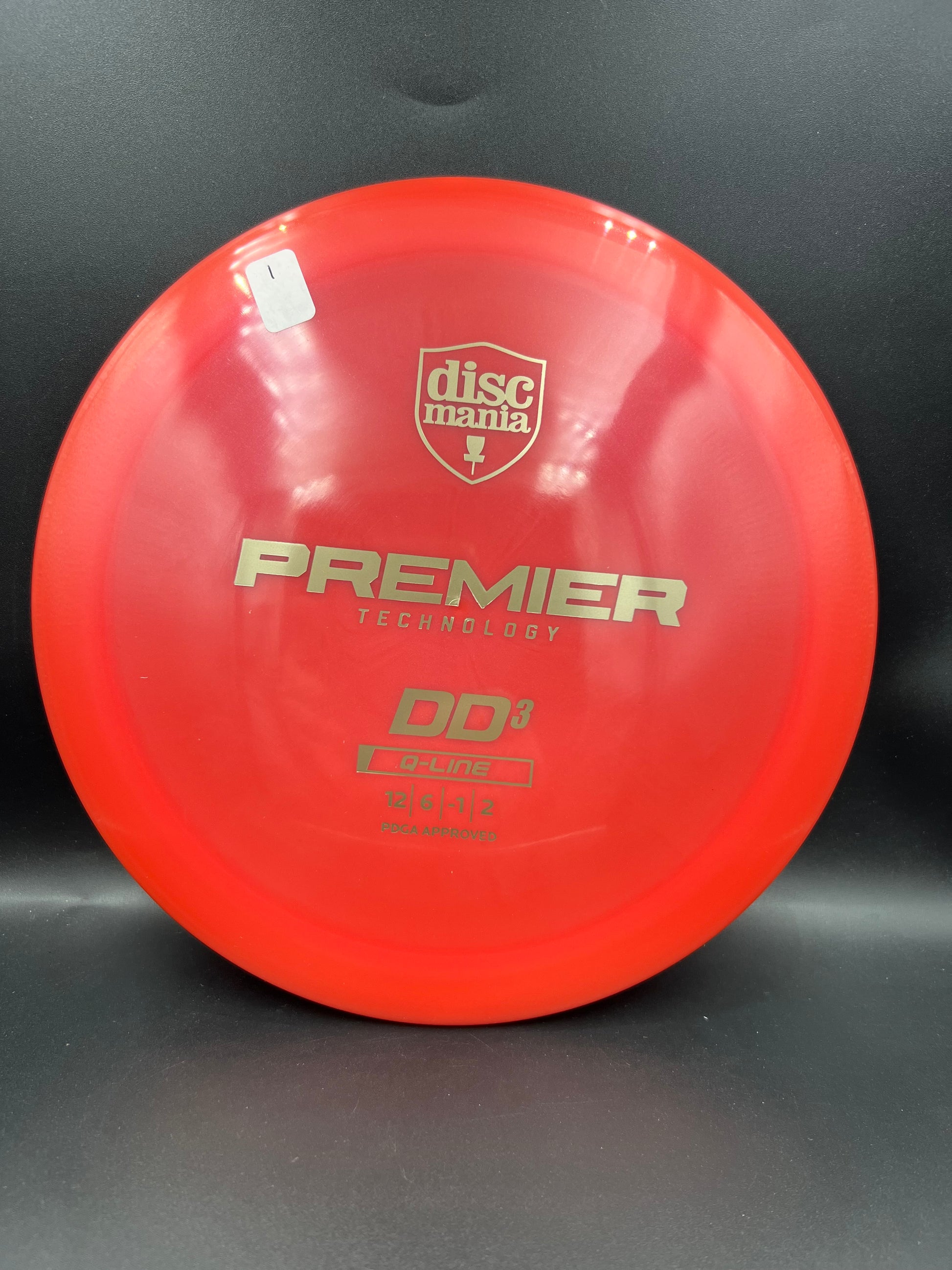Discmania Q-Line DD3 Light Red Bronze Stamp (1) - 173g