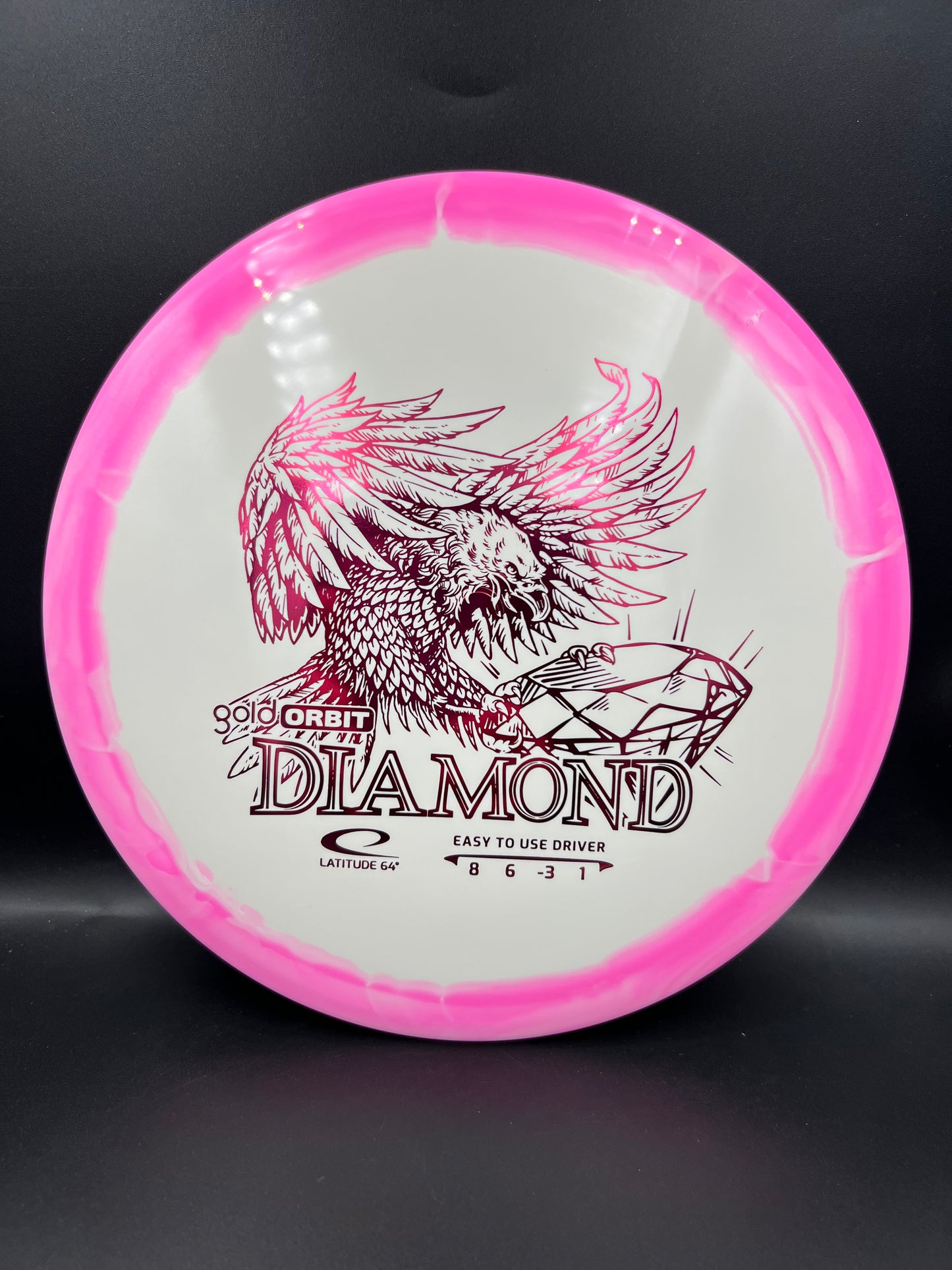 Latitude 64 Gold Orbit Diamond Pink Pink Stamp - 157g