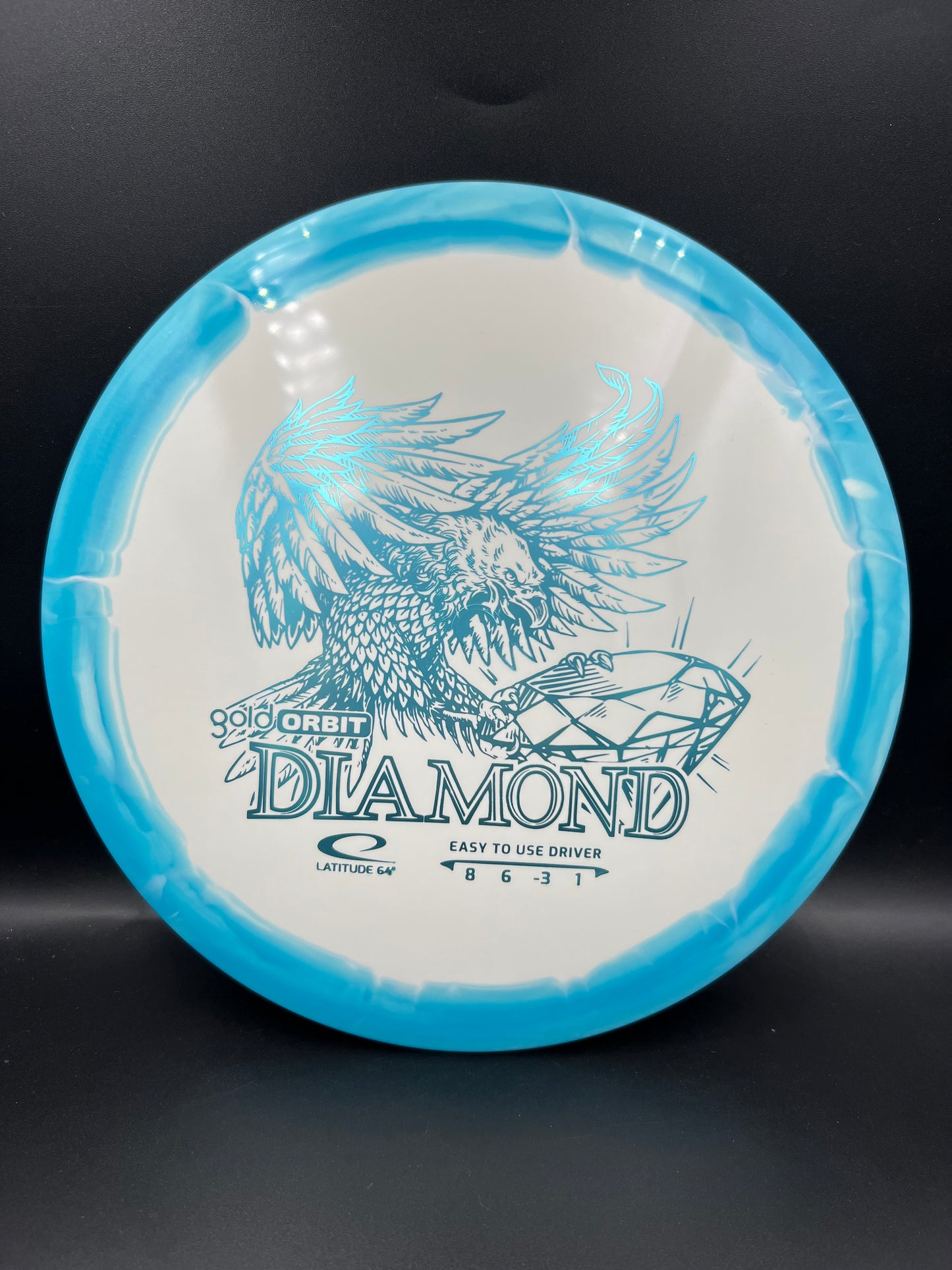 Latitude 64 Gold Orbit Diamond Light Blue Light Blue Stamp - 158g