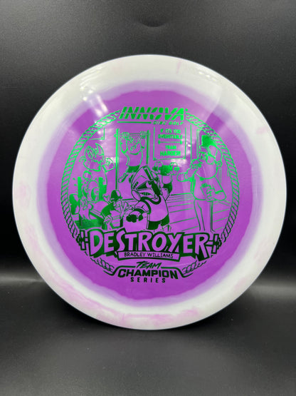 Innova Tour Series 2026 Halo Destroyer Bradley Williams Purple Green Stamp - 157g