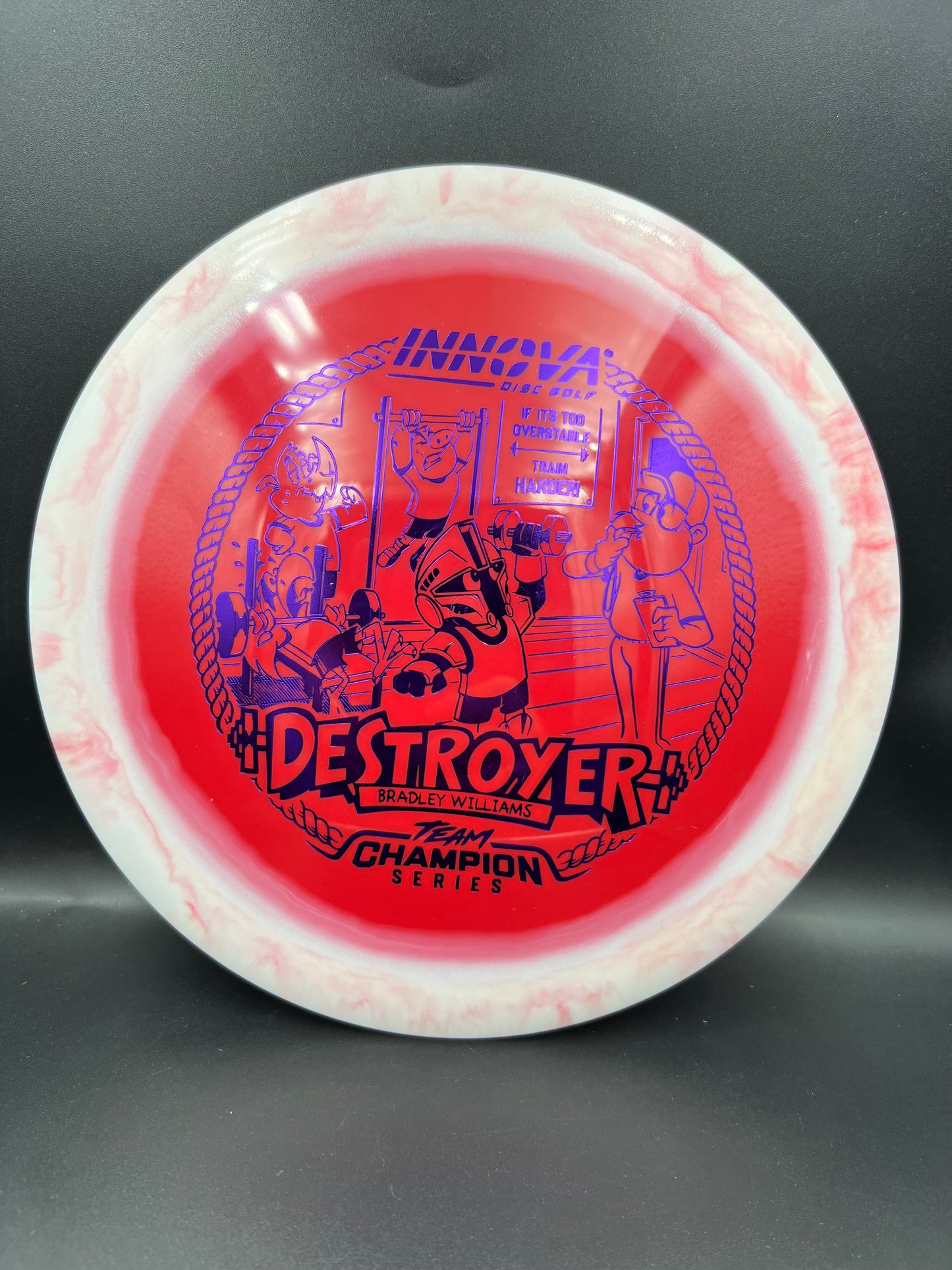 Innova Tour Series 2026 Halo Destroyer Bradley Williams Red Purple Stamp - 157g